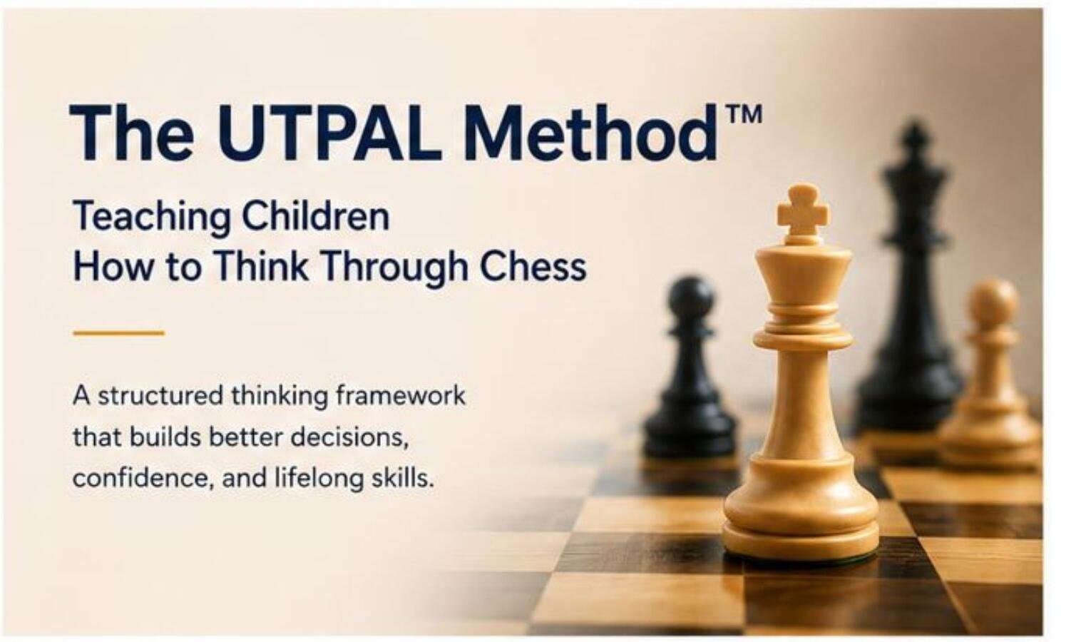 The UTPAL Method Chess Thinking Framework UTPAL Method framework teaching children structured thinking through chess