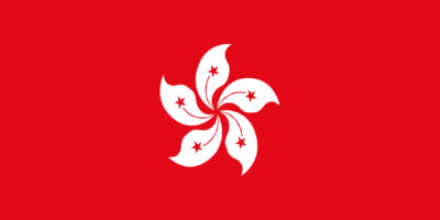 Illustration of Hong Kong flag